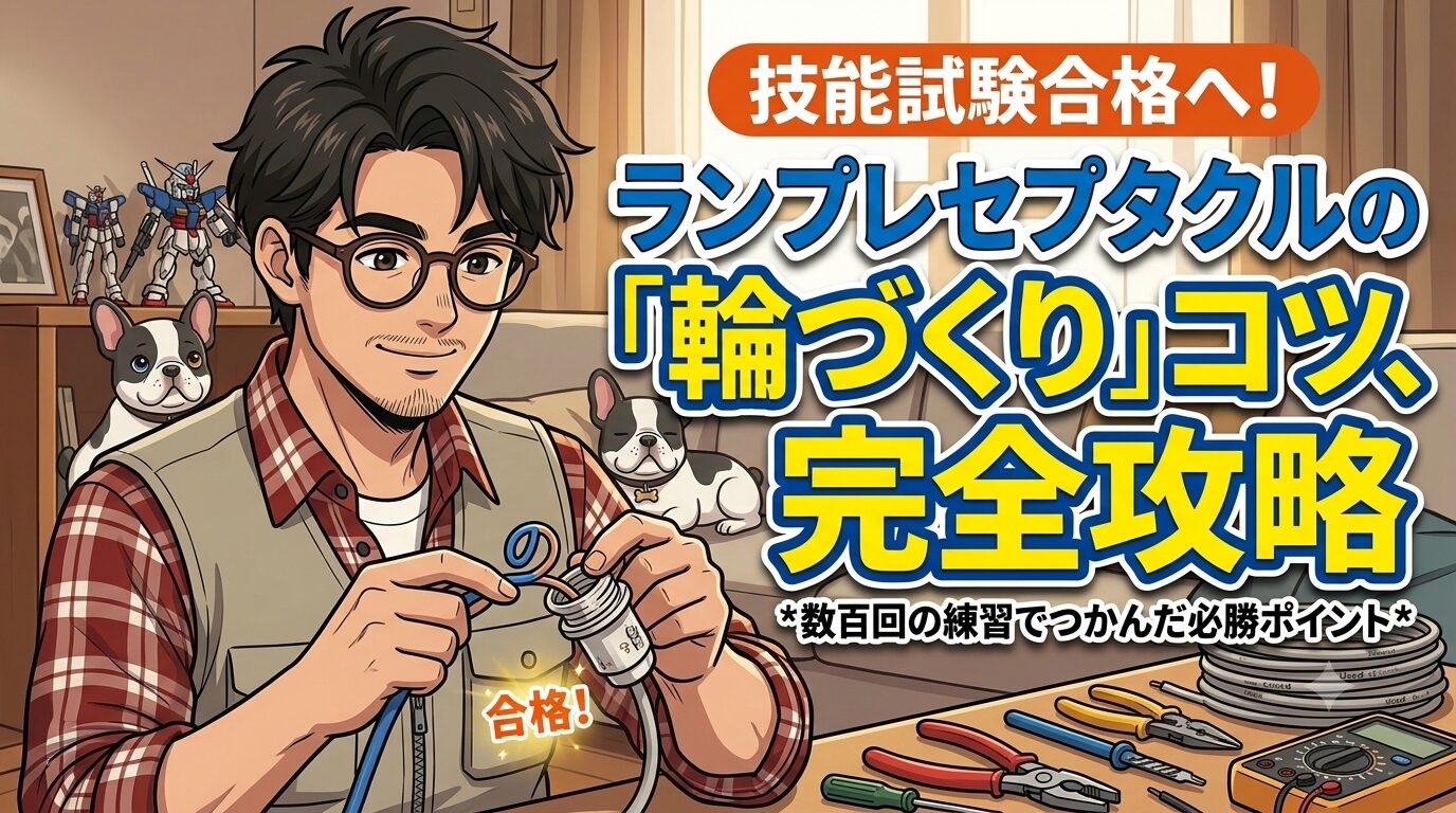 ランプレセプタクルの取り付けコツ。数百回練習してわかったこと